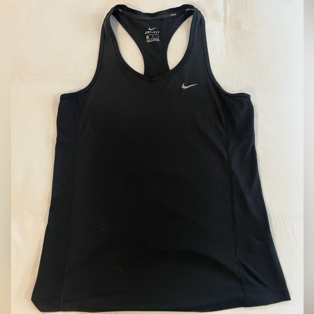 Nike black womens racerback dri-fit tank